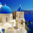 Santorini Cupole blu più fotografate